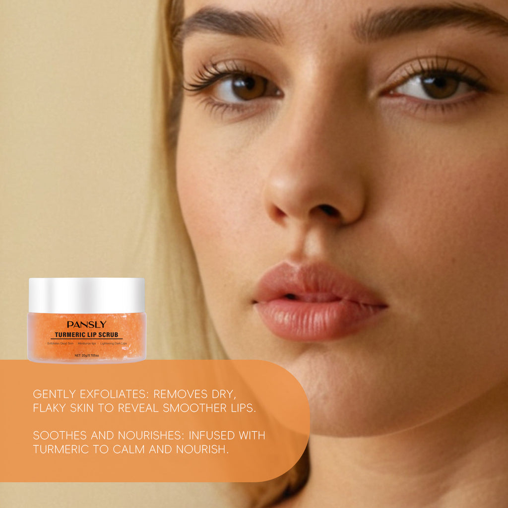 Turmeric Lip Scrub Cream Nourishing Moisturizing