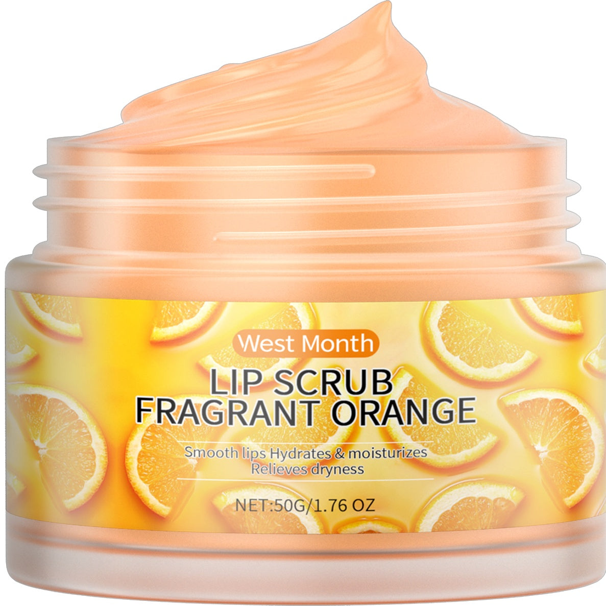 Orange Lip Moisturizing Scrub