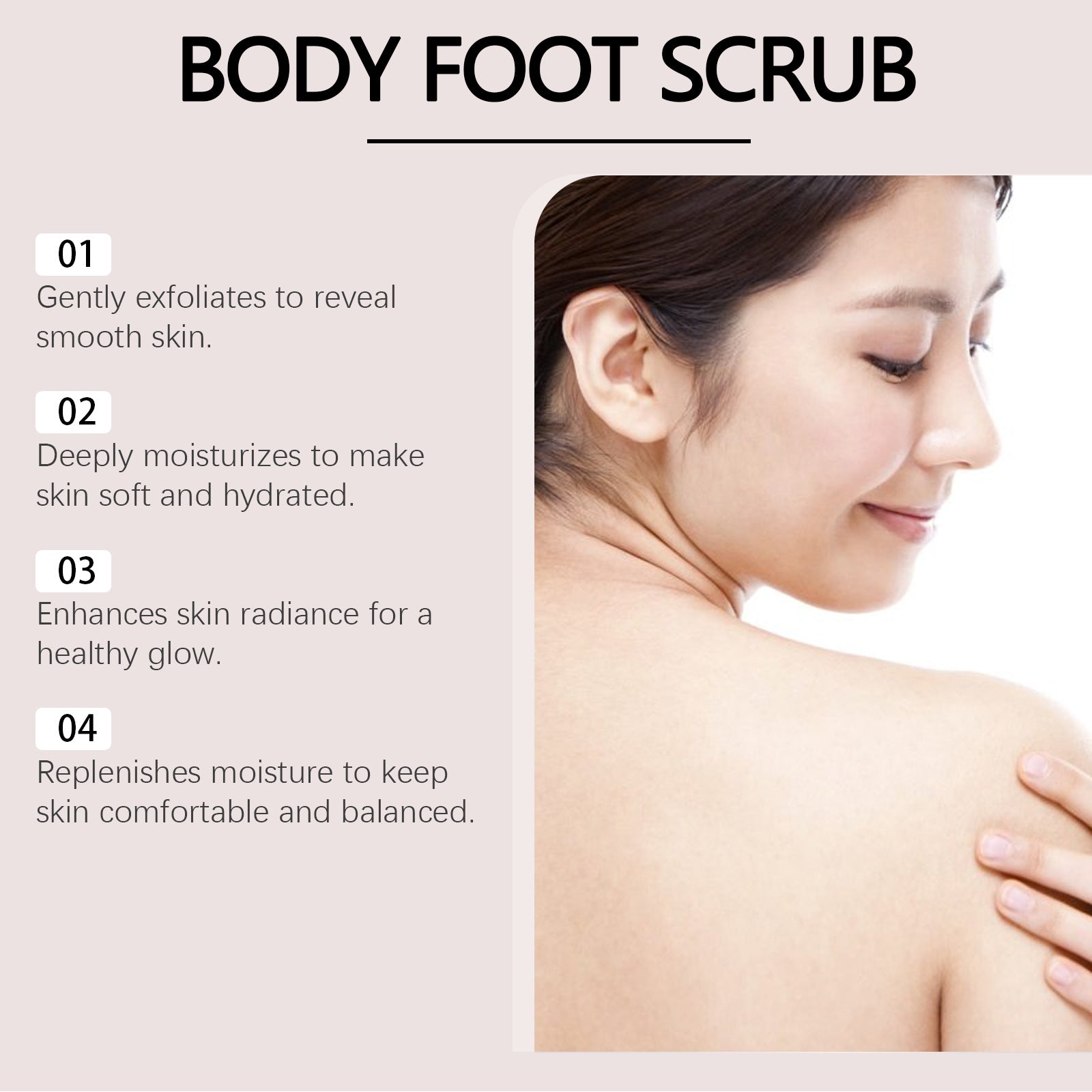 Shea Butter Body Scrub Cream Cleaning