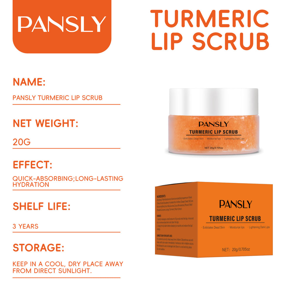 Turmeric Lip Scrub Cream Nourishing Moisturizing