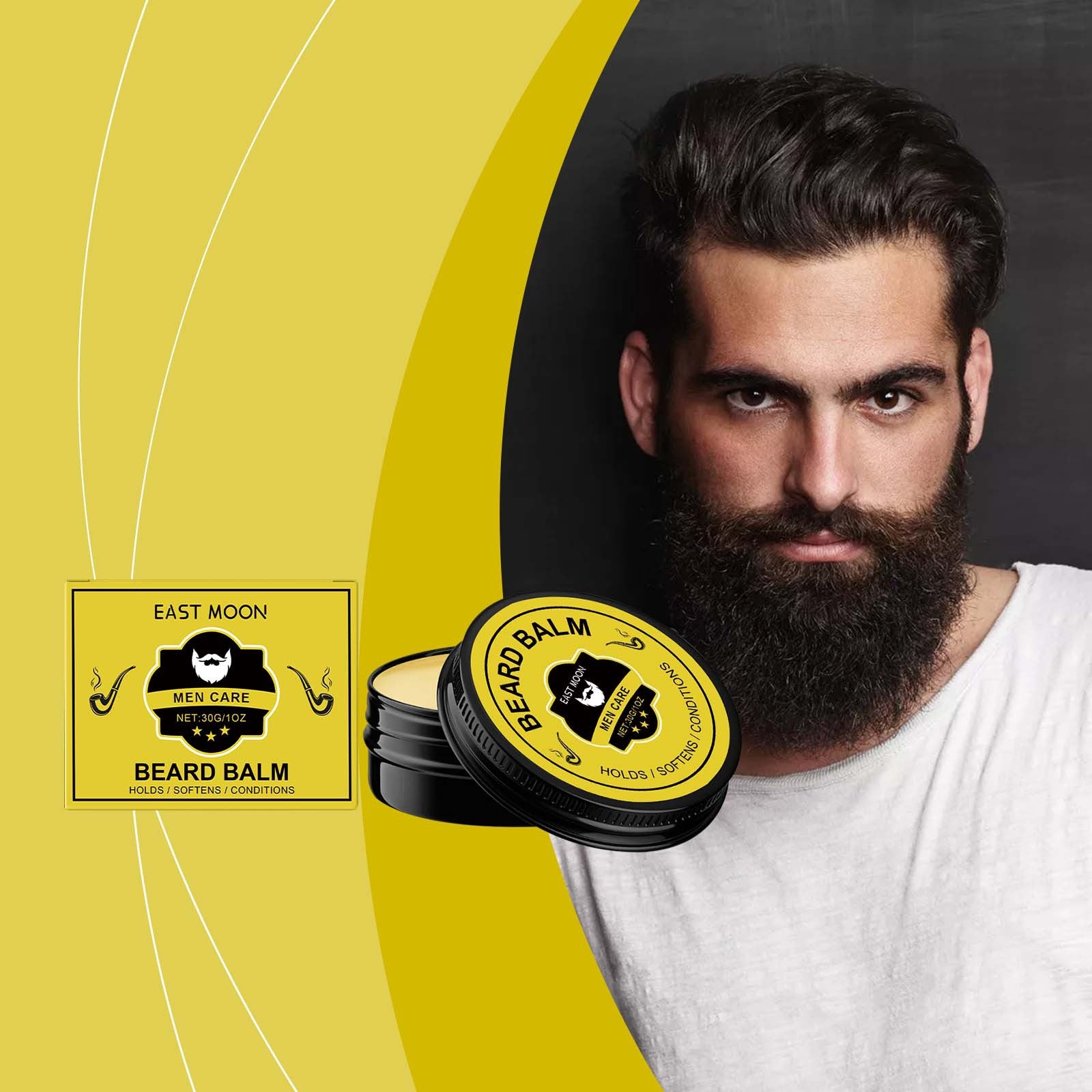 Men's Beard Care Balmstyling Moisturizing And Perfect For Everyday Grooming